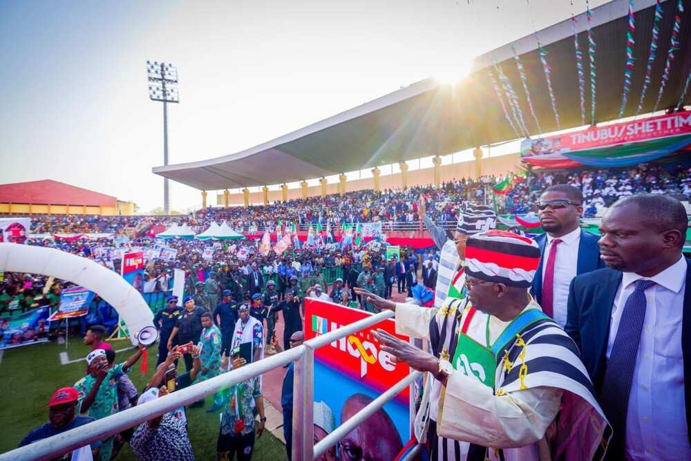 Tinubu in Benue Tinubu in Benue