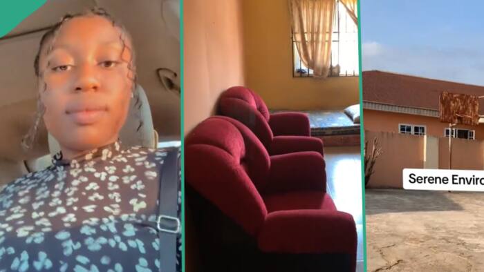 "My personal space": Lady doing her NYSC in Edo gets one-bedroom apartment with kitchen and bathroom