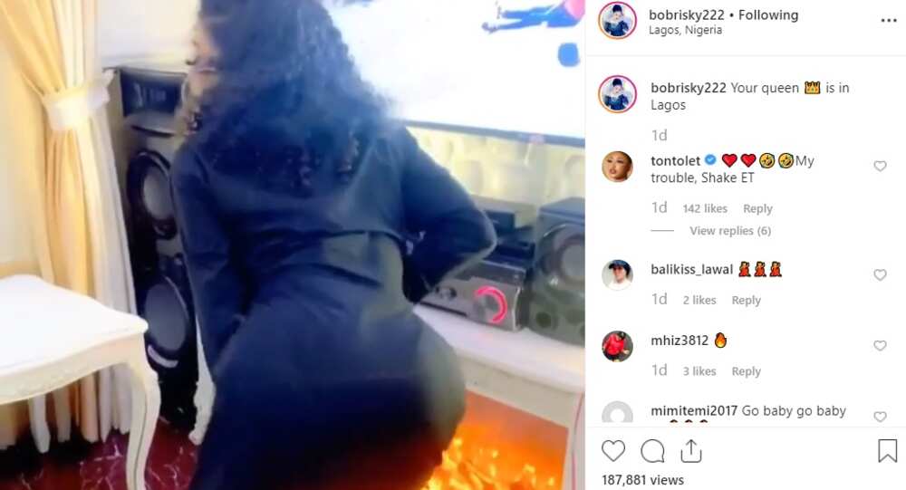 Your queen is in Lagos - Bobrisky writes on return to Nigeria, shows off new body