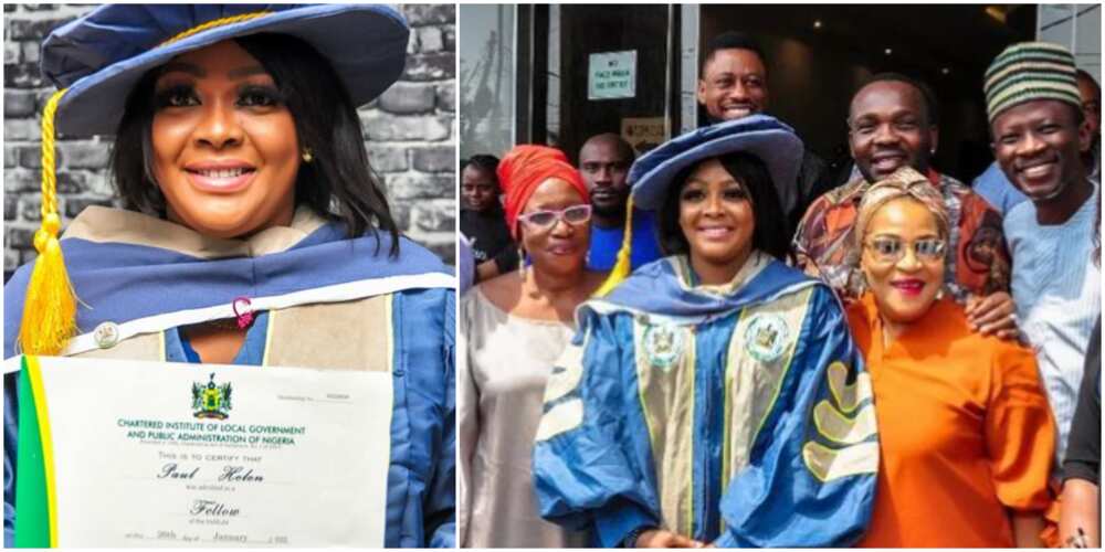 Colleagues show up for comedian Helen Paul as she becomes fellow of CILGPAN
