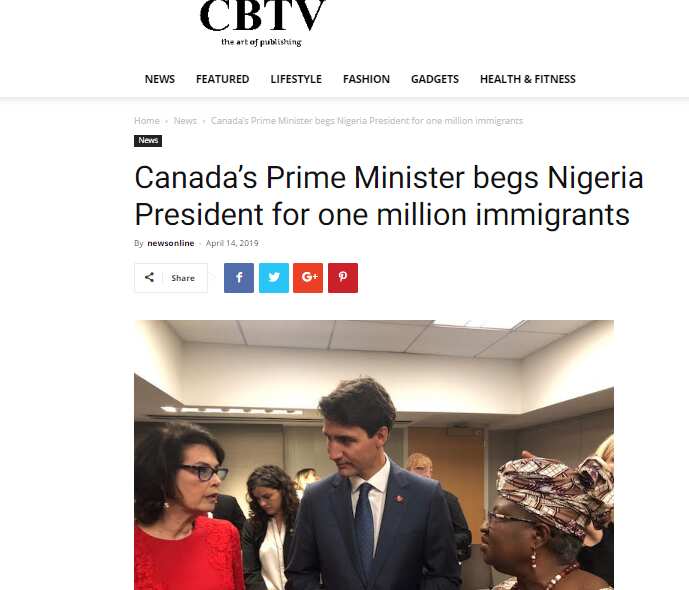 Canada denies begging Buhari for one million immigrants