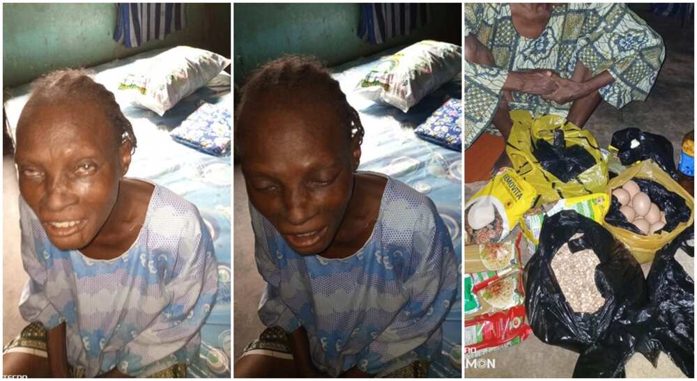 After Twitter Post And Legit.ng Story, Blind Old Woman Who Lives Alone ...