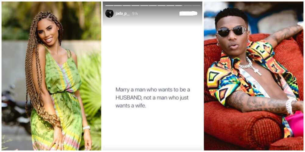 Photos of Wizkid's manager/baby mama Jada P and the singer.
