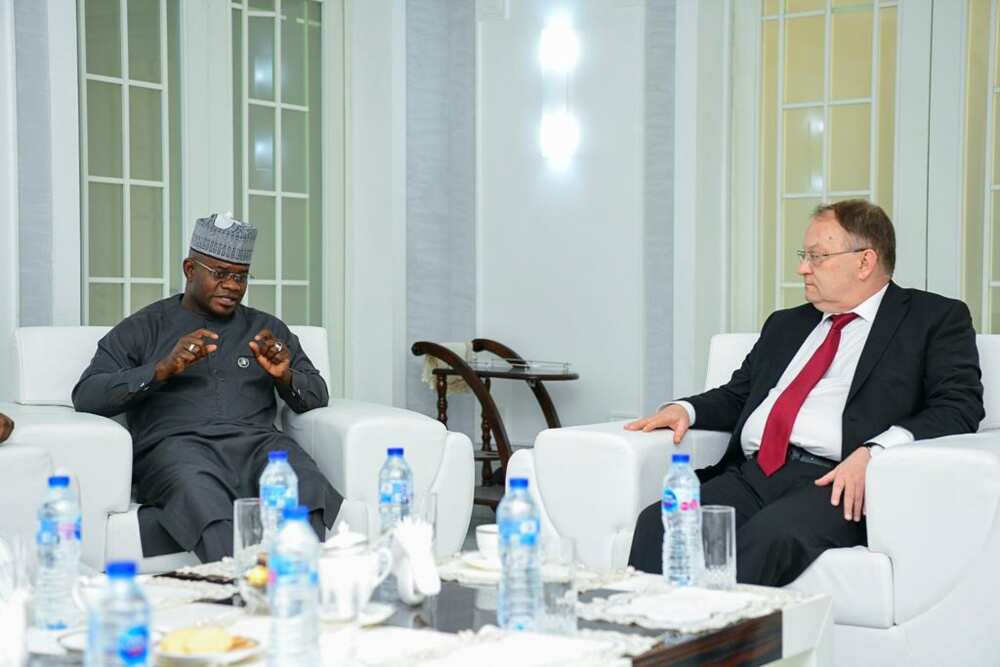 Governor Bello visits Russian Ambassador over Ajaokuta steel plant