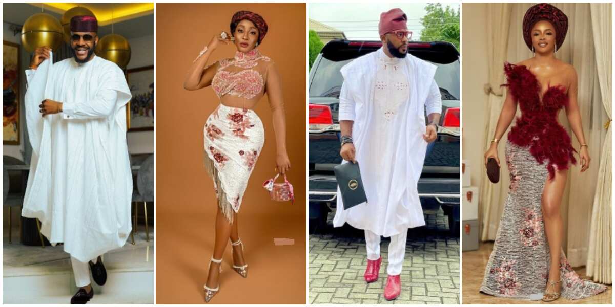 12 celebrities who served major asoebi fashion inspiration at Adebola Williams' wedding