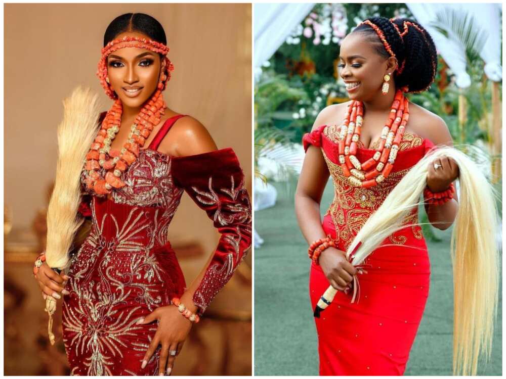 Igbo traditional wedding attire ideas for bride and groom 