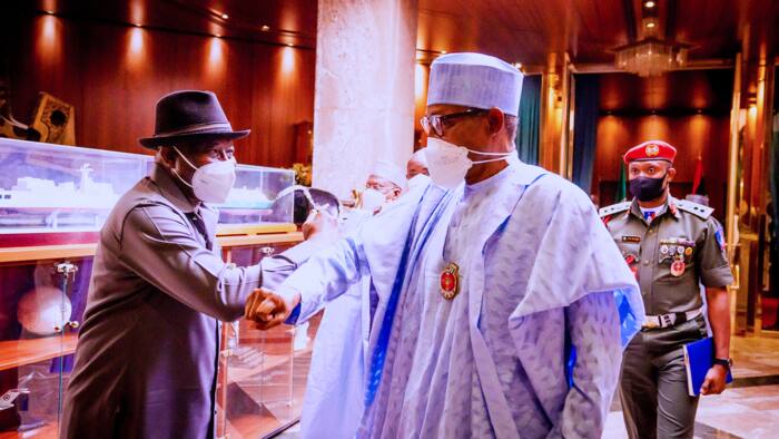 Goodluck Jonathan visits Aso Rock again, briefs President Buhari