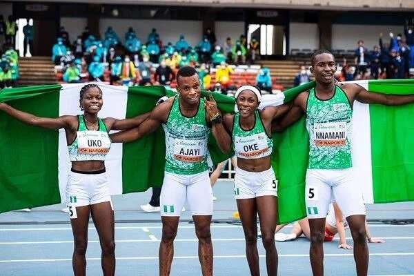 Jubilation as Team-Nigeria wins 1st-ever World U20 mixed 4x400m gold in Nairobi