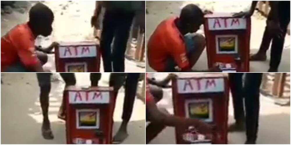 Nigerian boy builds ATM Nigerian boy builds ATM