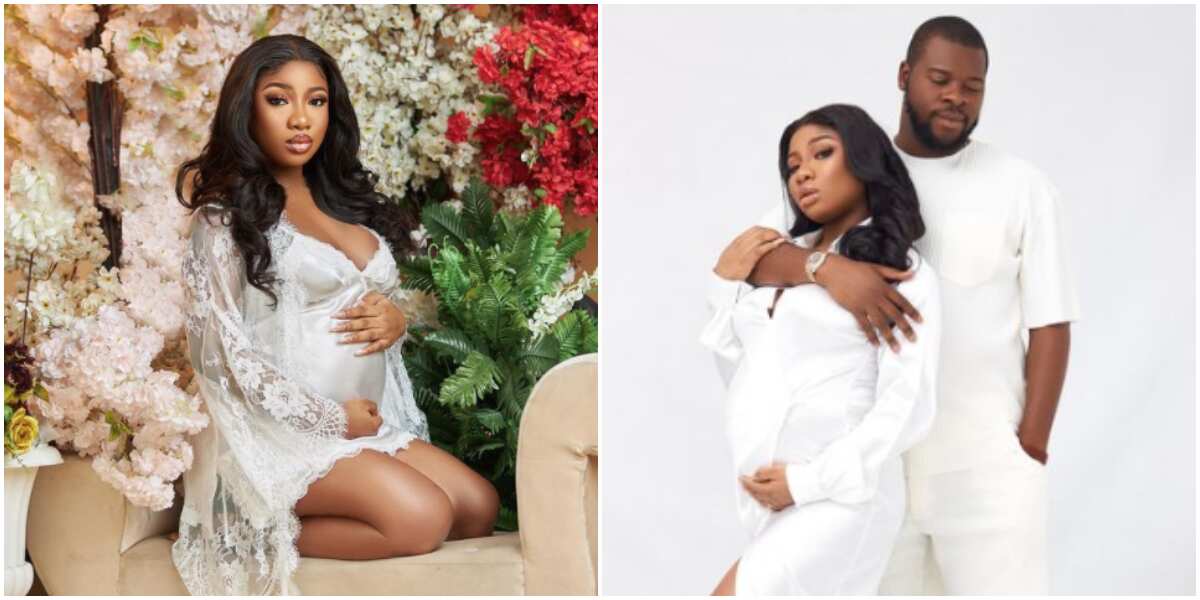 Mo Cheddah and husband welcome first child after years of marriage, singer shares stunning baby bump photos