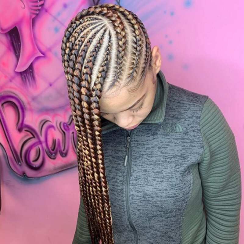 40 ideas for knotless braid hairstyles to wear and be trendy in