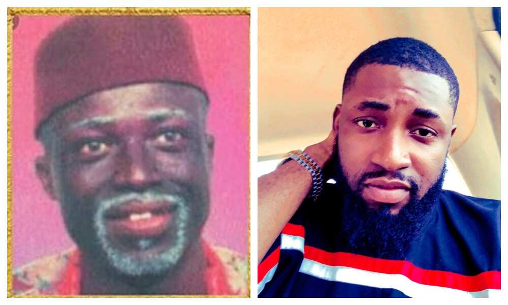 Baba Alaran and his son Deji