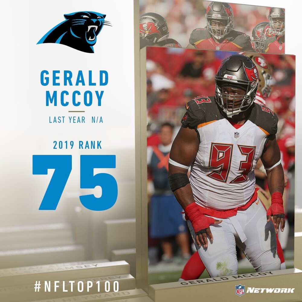 Gerald McCoy, Two Other Buccaneers Named to ESPN Top 100