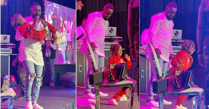 Little girl stuns AY with dance moves on stage, bundled her out, impressive moves