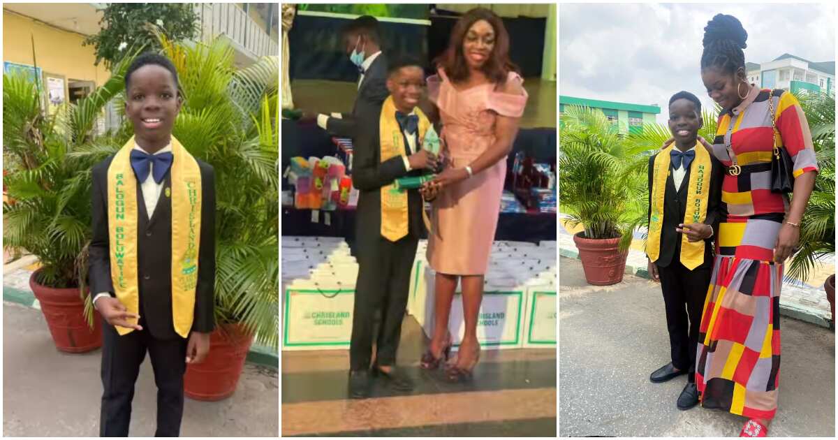 Wizkid's son Tife Balogun graduates, fans react to singer's absence at ceremony