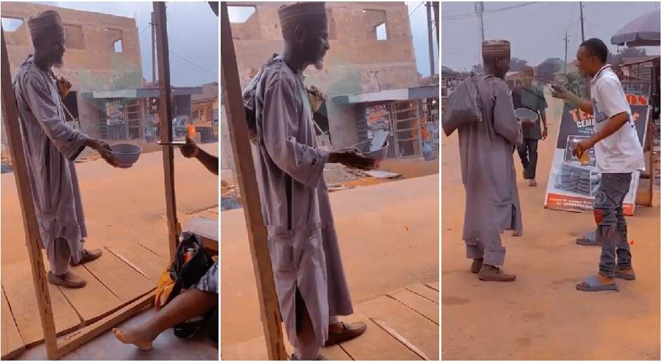 Funny video shows beggar leaving with android phone