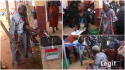 Anambra election: 70-year-old physically-challenged pensioner votes, says she is yet to collect her gratuity