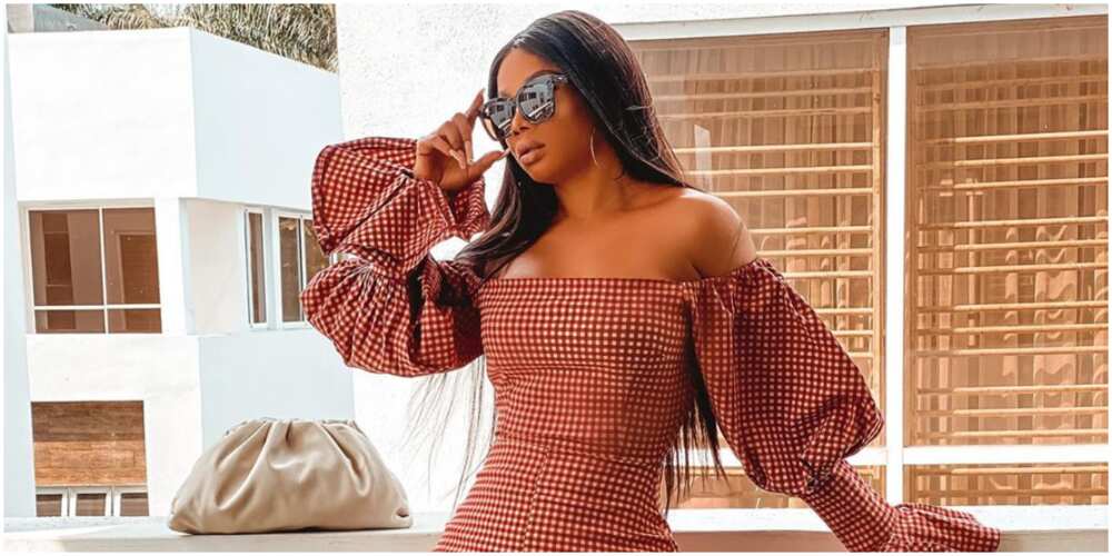 Family Whatsapp groups are the worst, Media personality Toke Makinwa fumes, says they talk too much