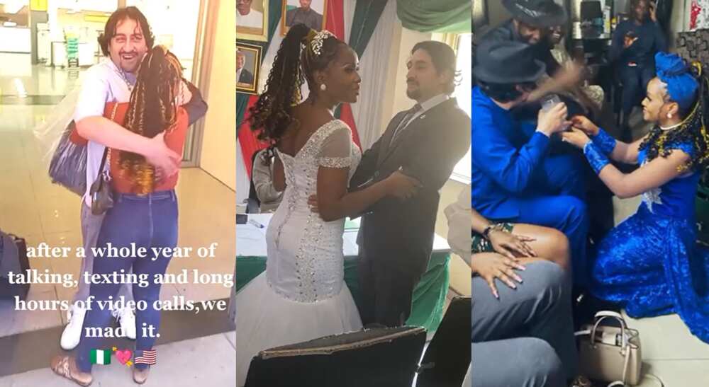 Photos of a Nkasi Trung, a Nigerian lady married to an American man.