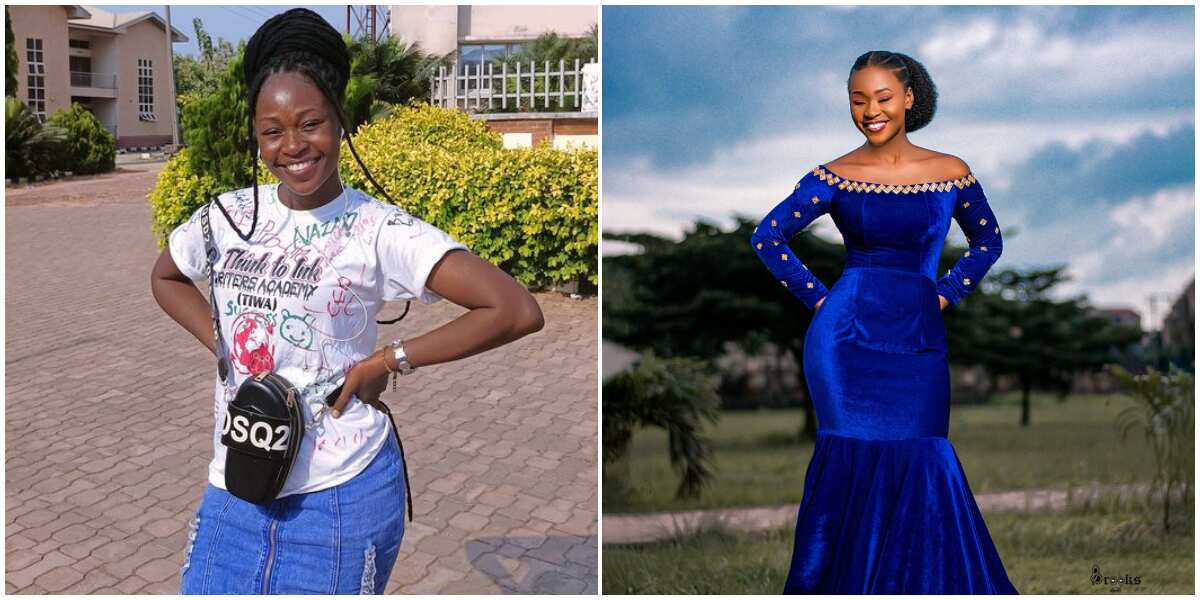 I hustled like a goat, wrote JAMB & WAEC exams 4 times: Lady who sponsored self in school finishes in style