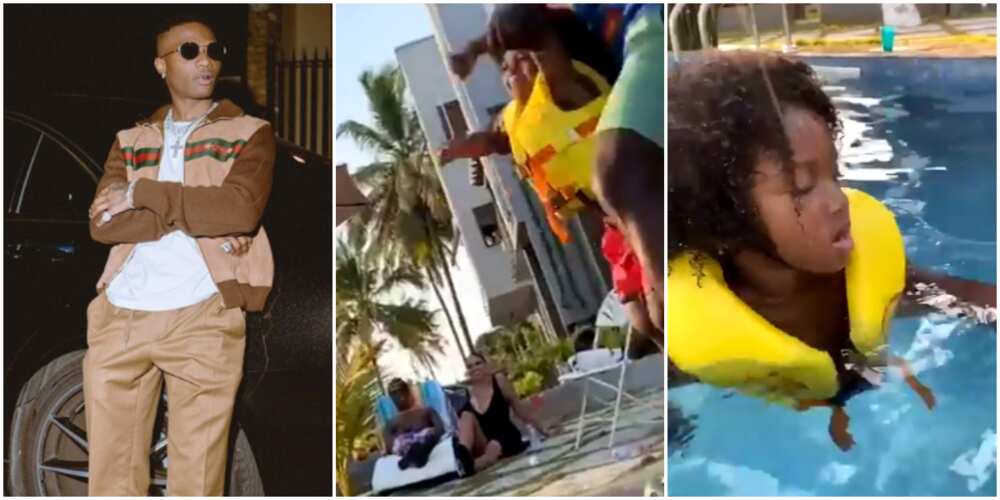 Wizkid chills with 3rd baby mama, Jada, and Zion (video)