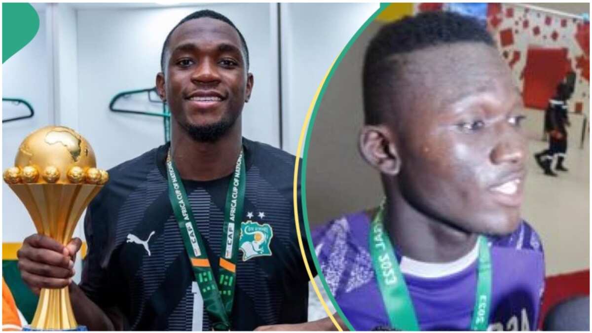 Video: Goalkeeper allegedly wore charm in Nigeria in AFCON final