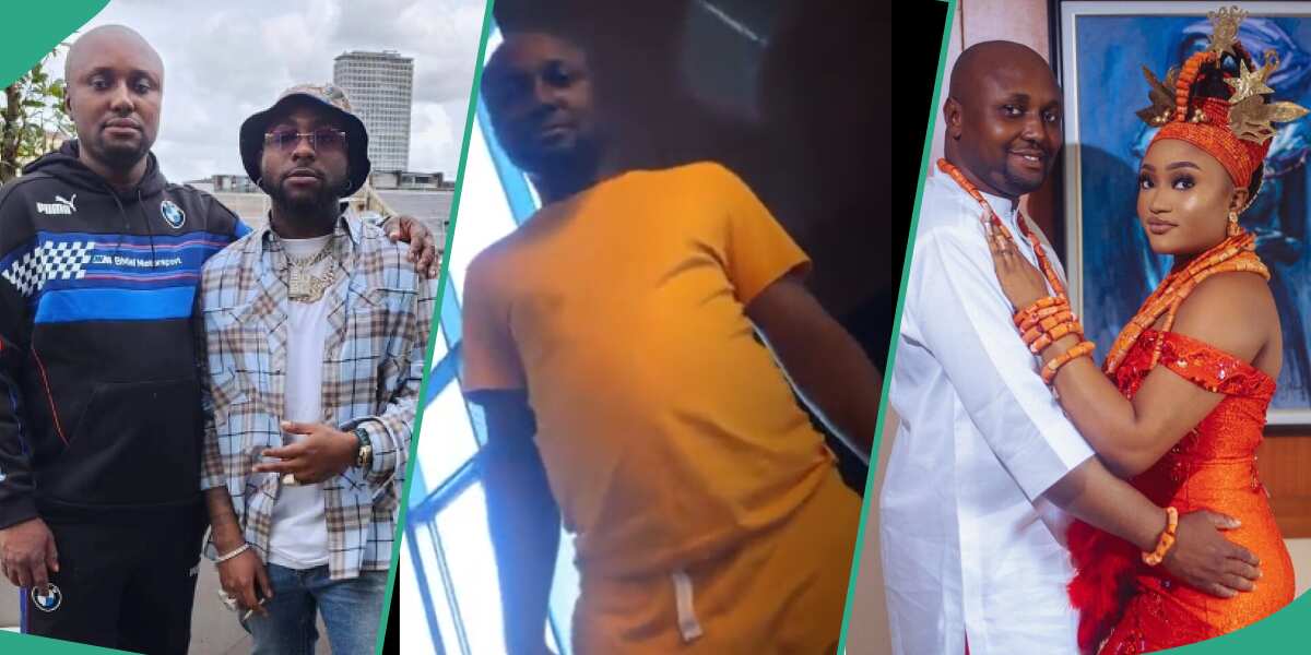 See the moment when Isreal DMW shockingly begged Davido money to use and buy perfume (video)