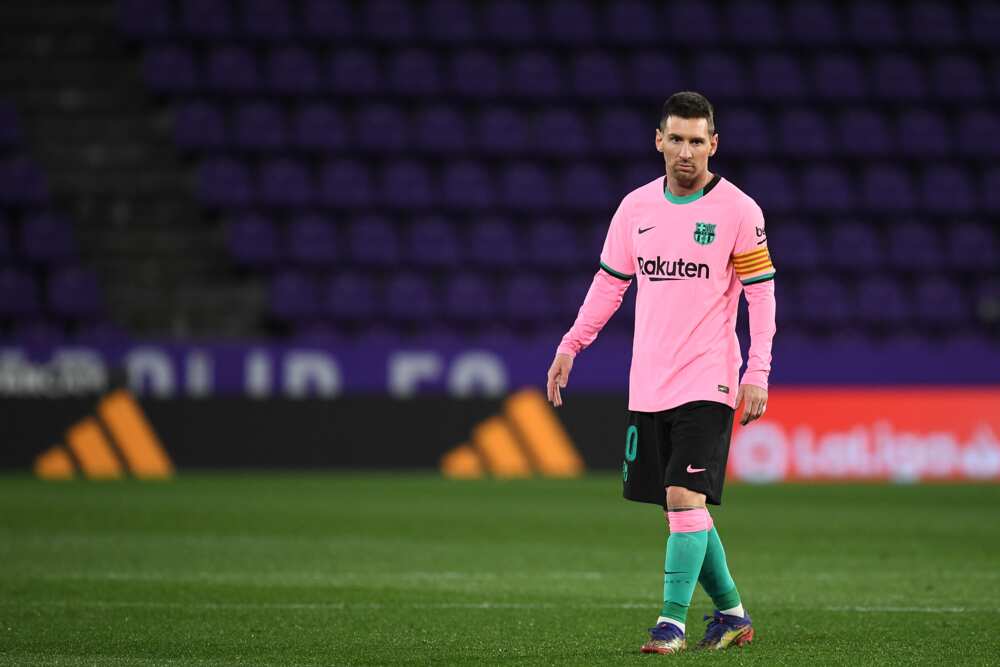 Lionel Messi in action for Spanish side Barcelona