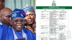 Breaking: FG releases official programme of events for Tinubu's inauguration