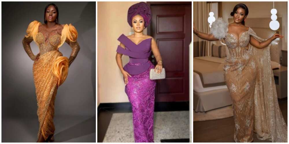 Look stunning to your next owambe in these 5 lace styles