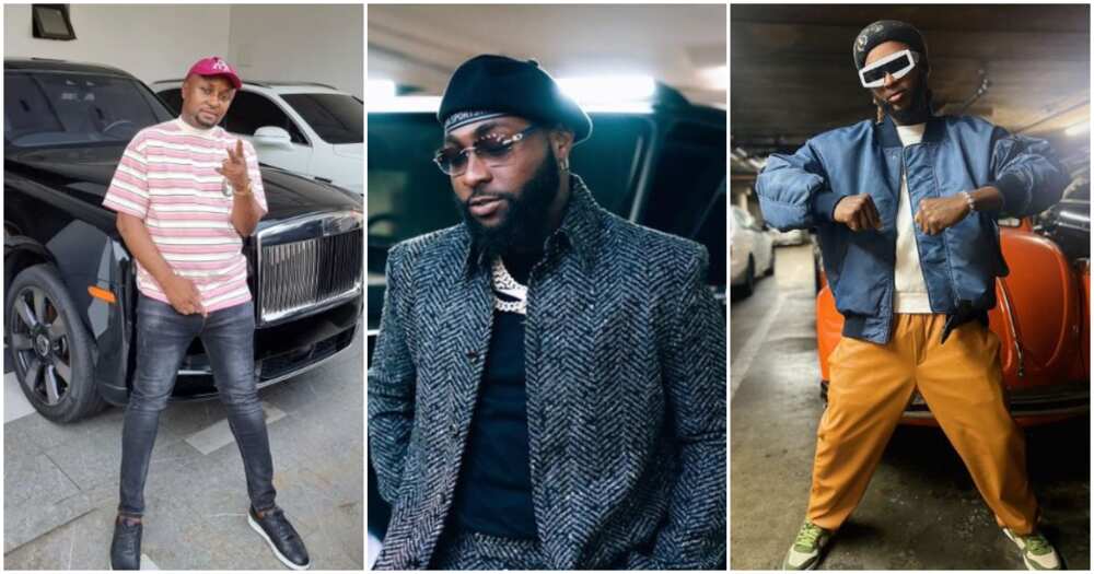 Photos of Isreal DMW, Davido and Yung6ix