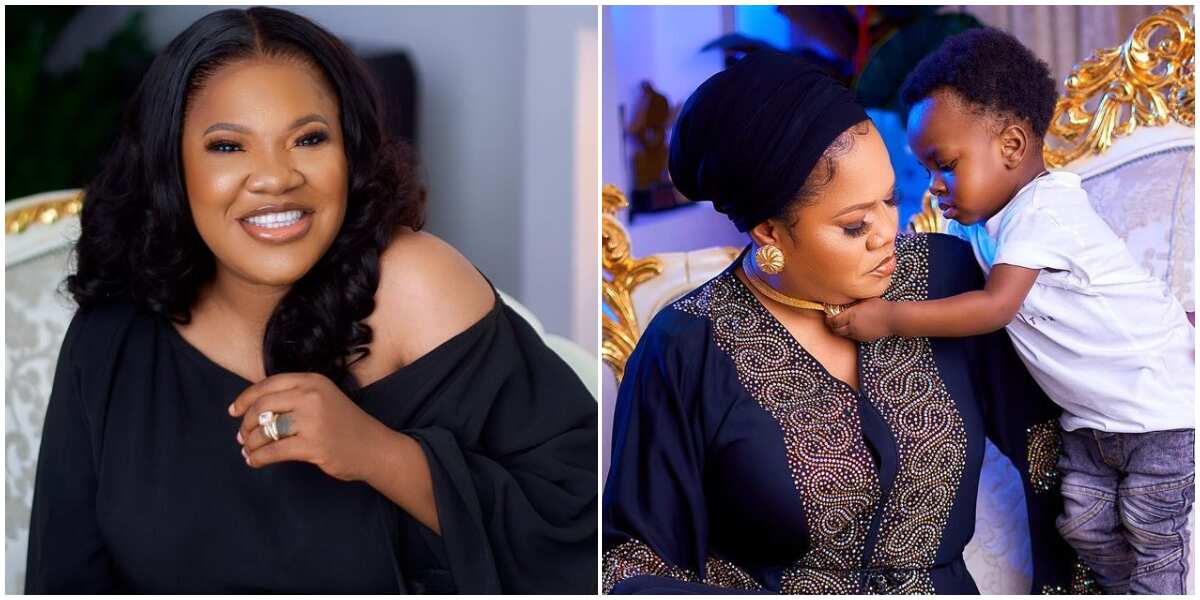 Ireoluwa's birth added so much joy to my life: Toyin Abraham says hours after clarifying issue with Anjorin