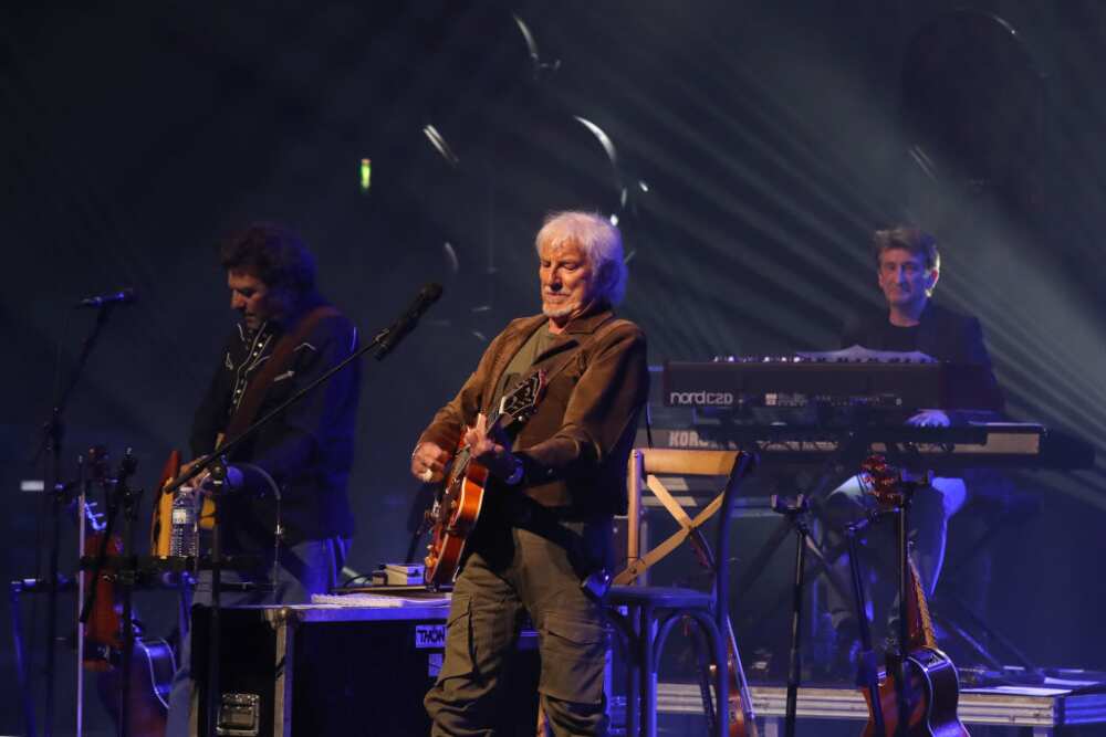 Hugues Aufray, chanteur d'Elle descend de la montagne