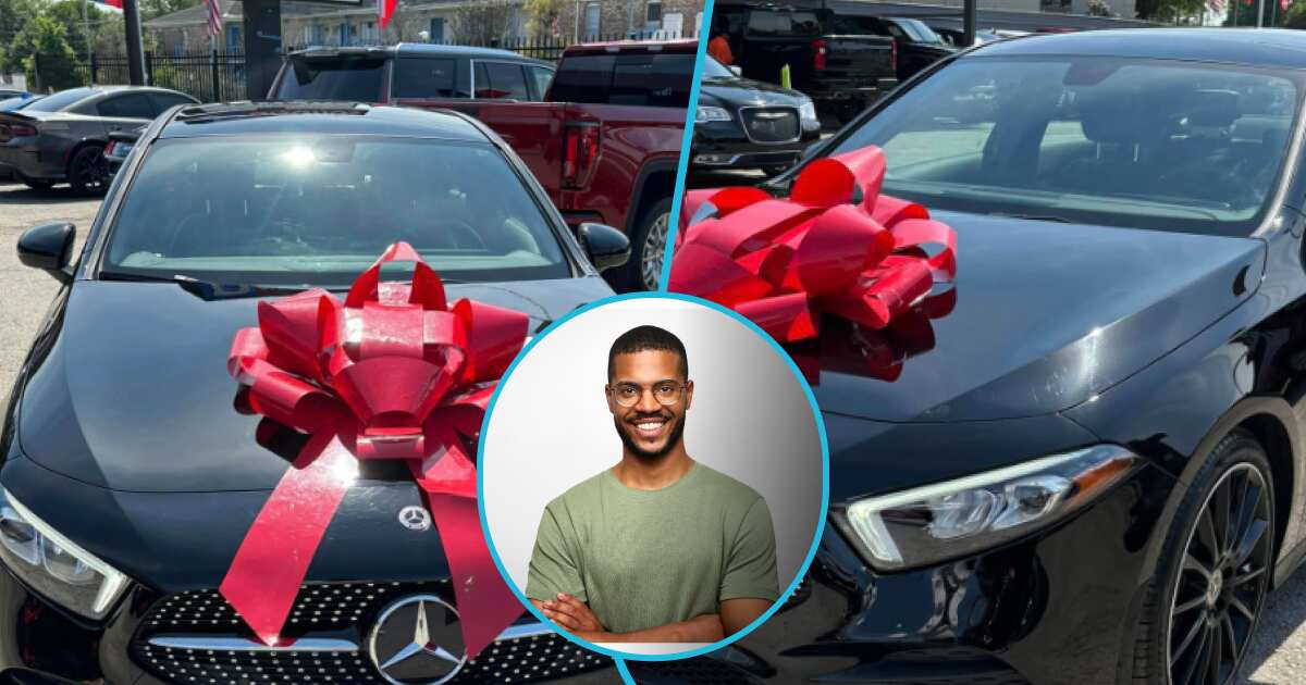 Man surprises himself with a Mercedes Benz as birthday gift, netizens rejoice with him