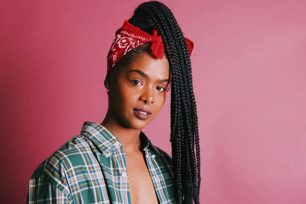 Simple braid styles - Long ponytail Simple braid styles - Long ponytail