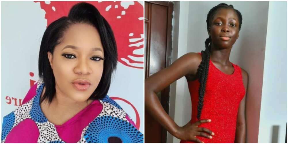 Actress Toyin Abraham shares cute photo of her and her step-daughter