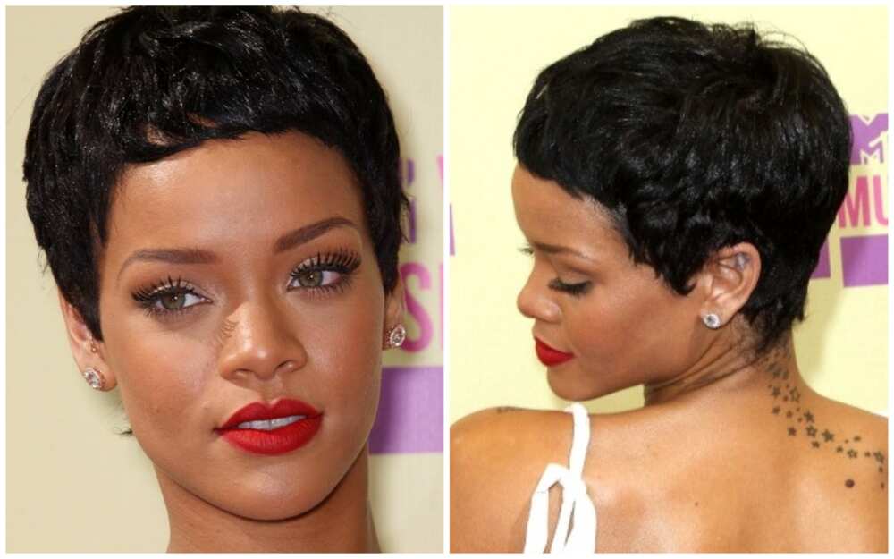 Rihanna short hair