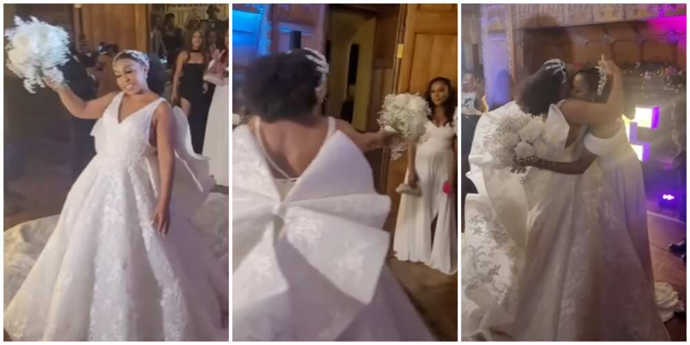 Rita Dominic: Video Captures Emotional Moment Actress Passed Bouquet to ...