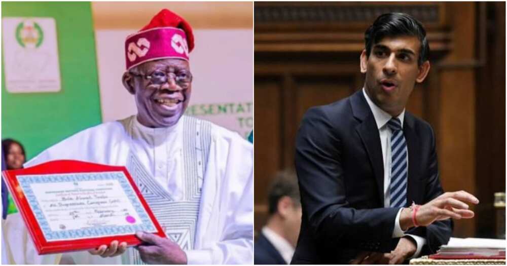 APC, Bola Tinubu, UK Prime Minister Rishi Sunak, May 29 handover