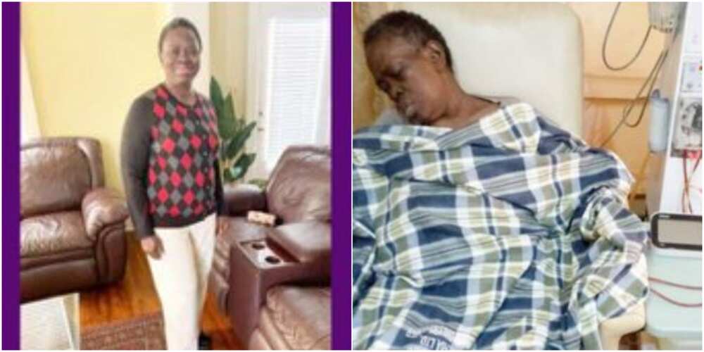 Lady seeks help for 63-year-old retired Nigerian teacher diagnosed with kidney disease, says she needs N12m