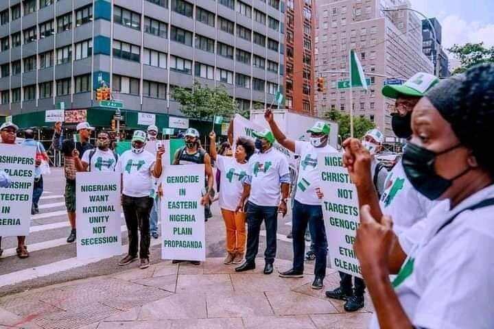 Nigerian in New York campaigning against secession