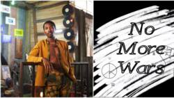 Made Kuti, the grandson of legendary singer Fela preaches peace In his new single "No More Wars"