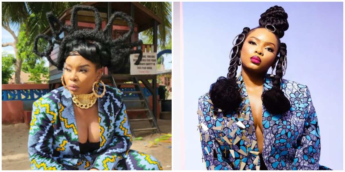 Check out how Yemi Alade represents African beauty in 5 hairstyles