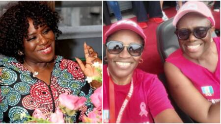 "She dey campaign for her pocket": Joke Silva locks comment section as she joins women's rally for Tinubu