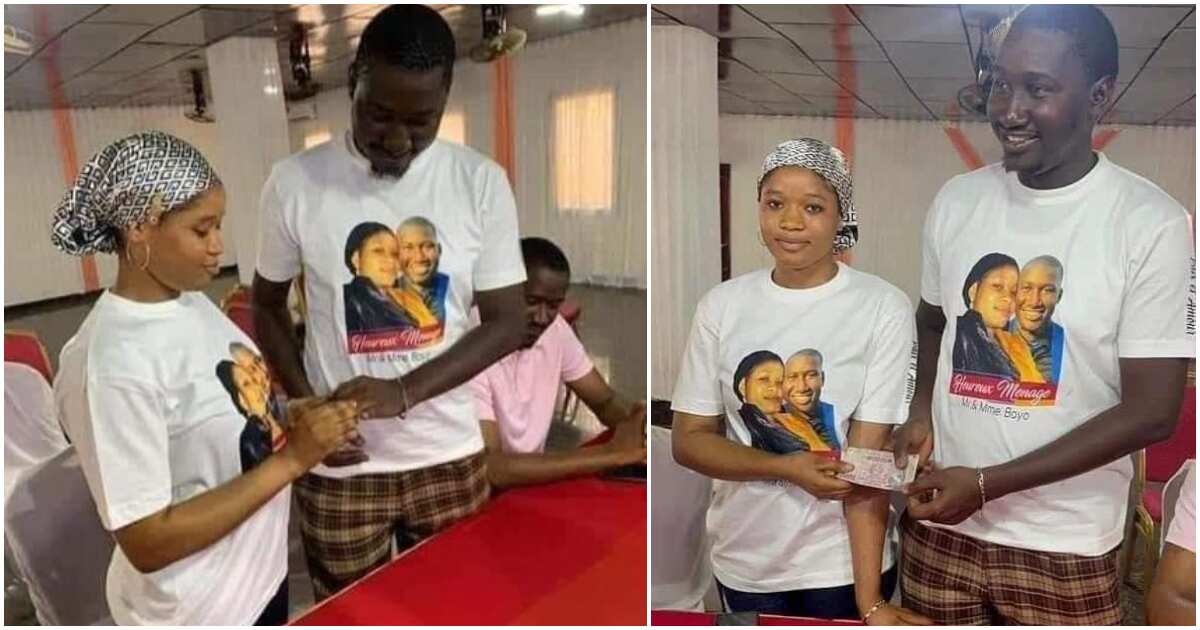 See photos of couple's very simple wedding that got people talking, they wore only T-shirts