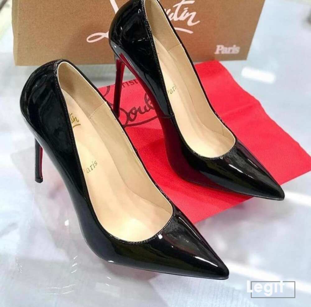 A quality ladies shoe that tops buyers list even after Valentine celebration. Photo credit: Esther Odili