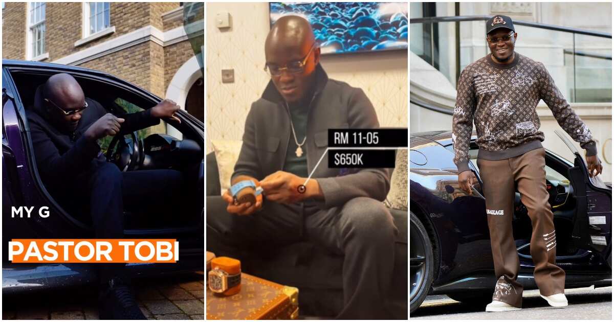 My G Challenge: Watch as Pastor Tobi flaunts Ferrari and other billion-worth acquisitions in video