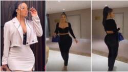 "It wasn't this bad before": Nigerians raise concern as Toke Makinwa shows off huge behind in new video