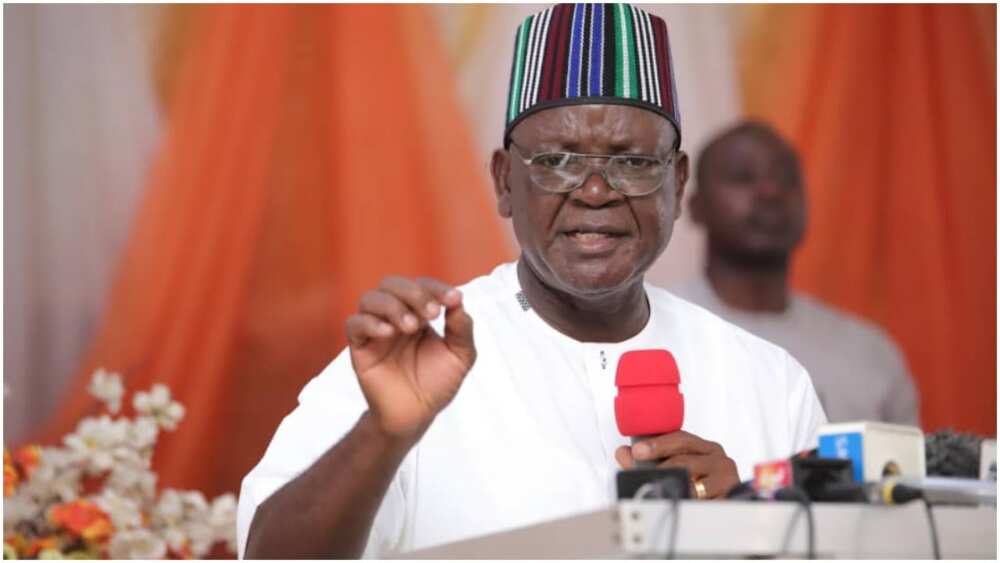 Ortom ya magantu game da matsayarsa ta goyon bayan Atiku Ortom ya magantu game da matsayarsa ta goyon bayan Atiku
