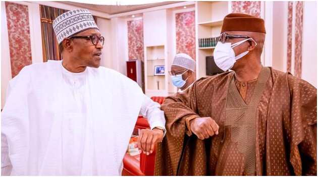 Buhari and Governor Abiodun
